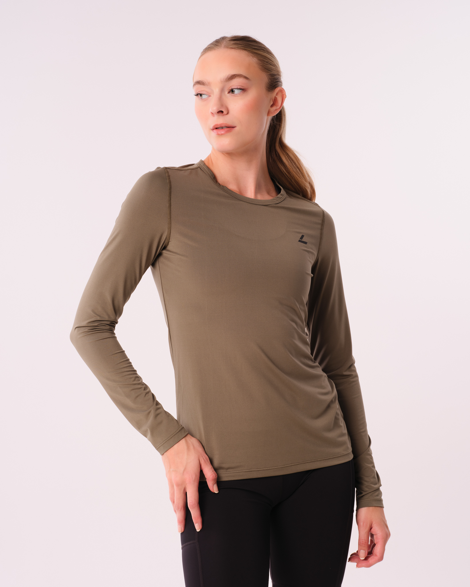 LEVITY Momentum LS Dusty Green