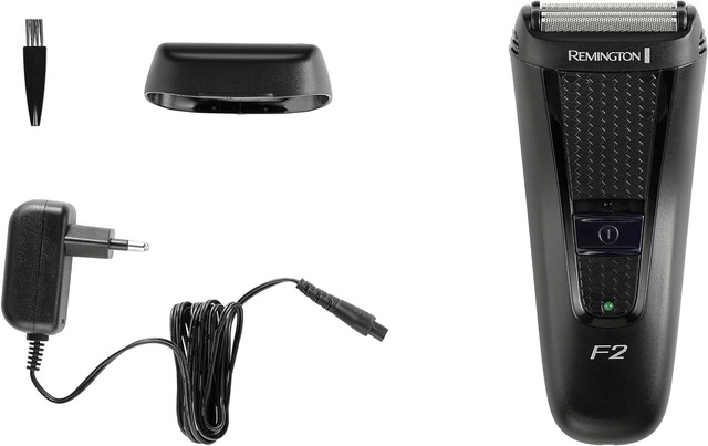 Remington Elektrorasierer »F2002 Style Series Foil Shaver F2« 1 Stk. Aufsätze integrierter Präzisionstrimmer Pop-Up-Trimmer, abwaschbar, LED Anzeige, Präzisionstrimmer