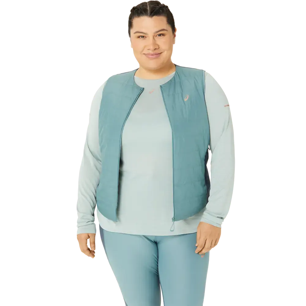ASICS Nagino Gewatteerd Hardloopvest Blauw Dames