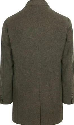 Suitable Coat Wol Twill Donkergroen JA-WOLCOAT-STBL-24.04 kopen