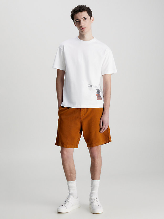 Camiseta estampada com logotipo