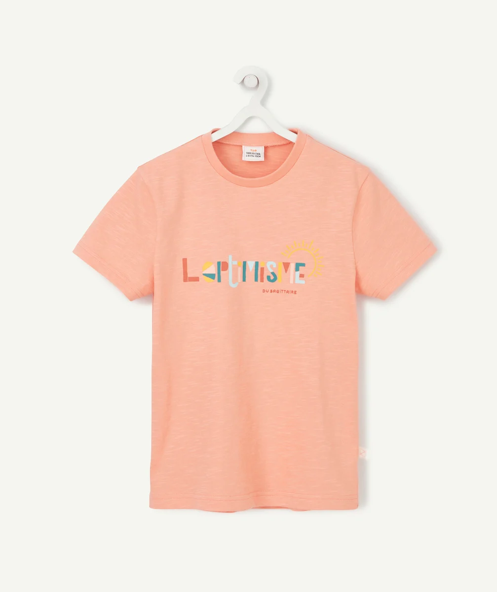 COSMIC VIBES - T-SHIRT ROSE SAGITTAIRE EN COTON BIO ENFANT