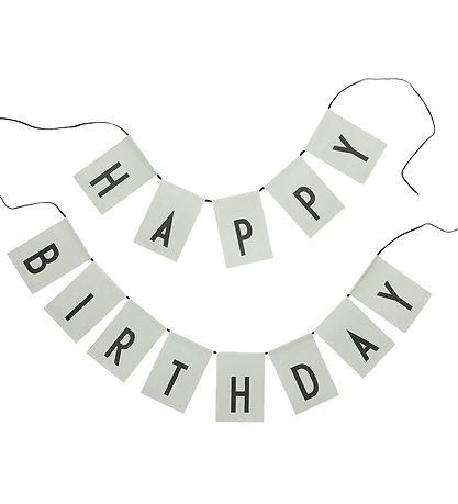 Design Letters Wimpelkette - 2 Flagge I 1 - 11x16 cm - Green