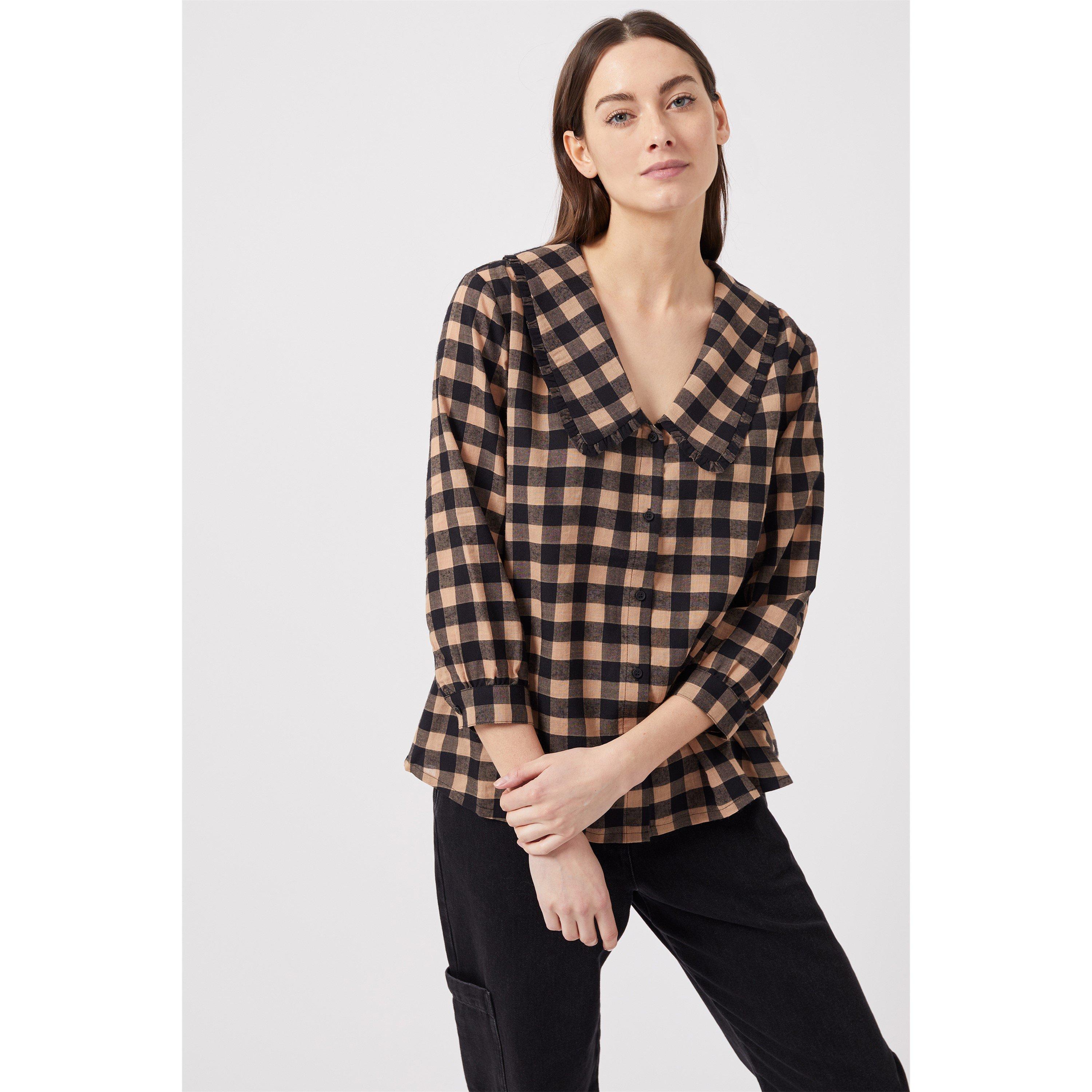Great Plains # Great Ging LS Blouse Ld32