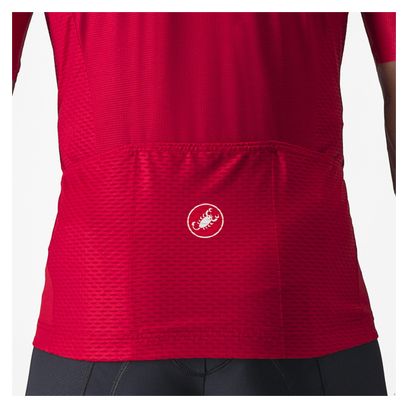 Maillot Manches Courtes Castelli Tradizione Rouge
