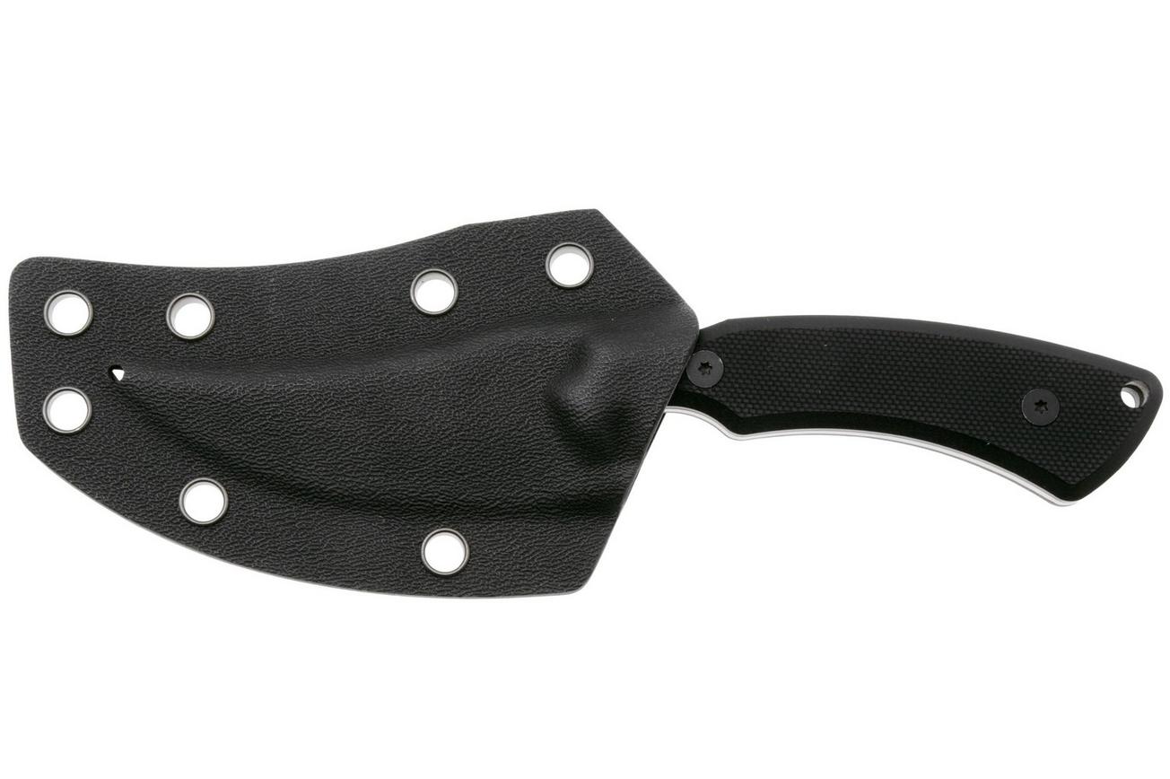 Böker Plus Tavros 02BP0007 Satin D2, Black G10, vaststaand mes
