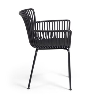 Kave Home Gartenstuhl SURPIKA 4er Set schwarz