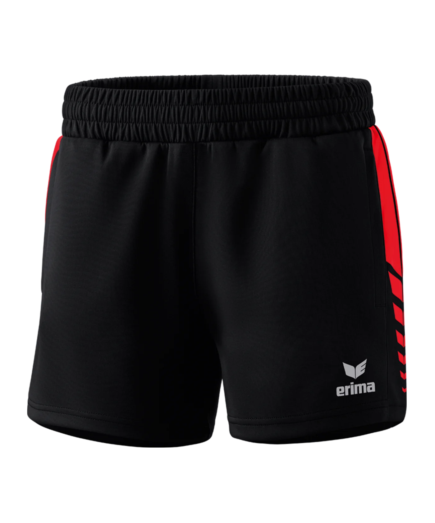 Erima Six Wings Worker Short Damen Schwarz Rot