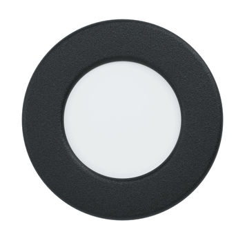 Led inbouwspot Ø86 zwart 3000k Fueva 5