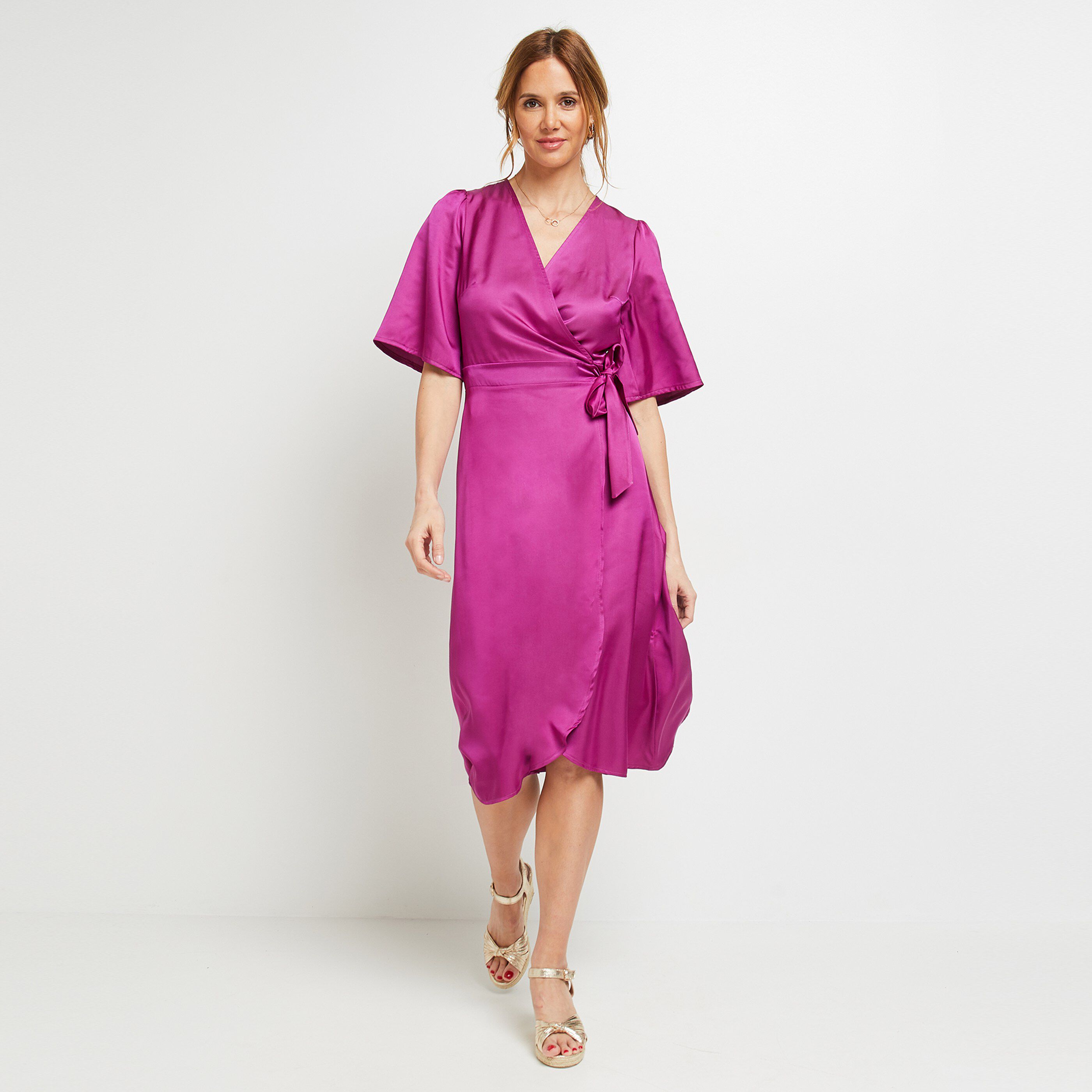 Robe cache coeur femme - VIOLET