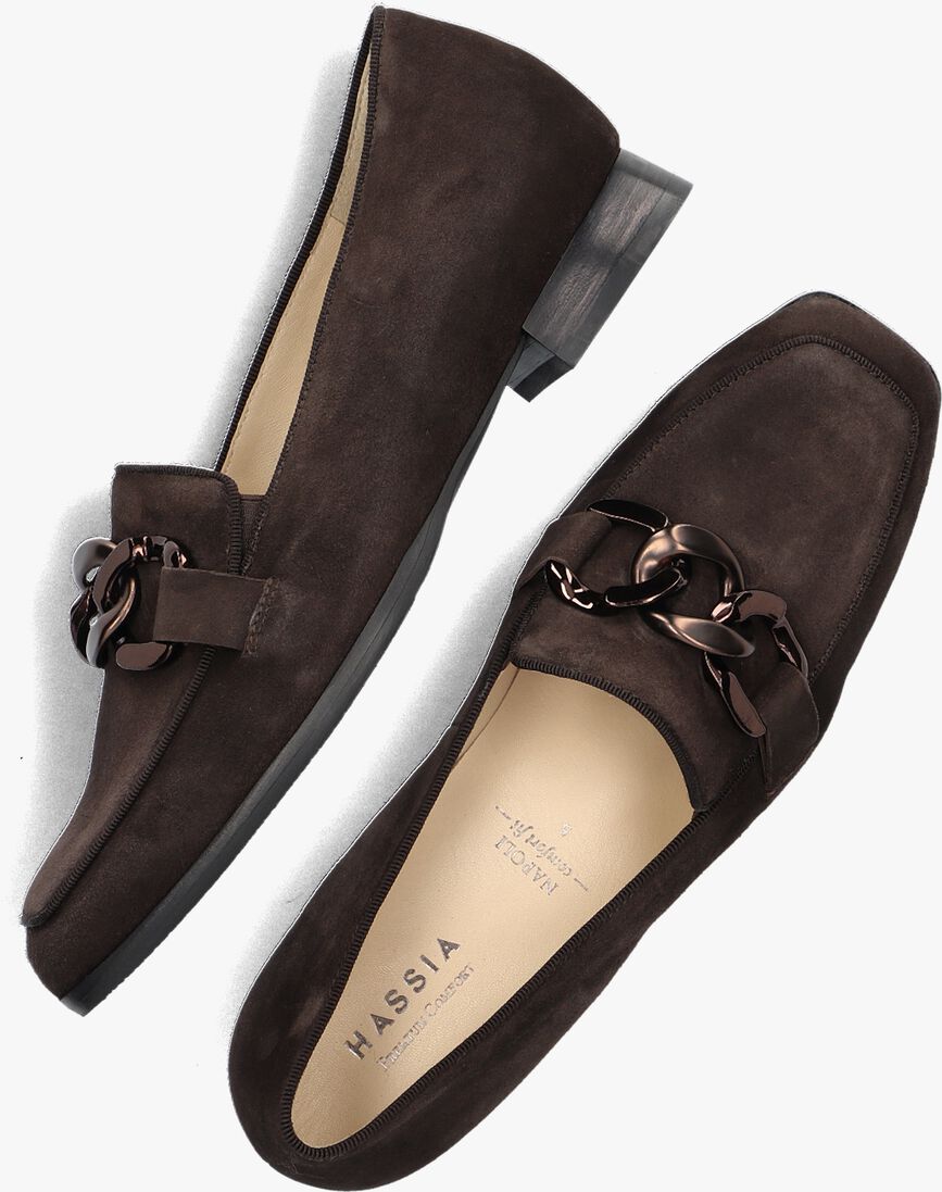 HASSIA bruine hassia loafers napoli