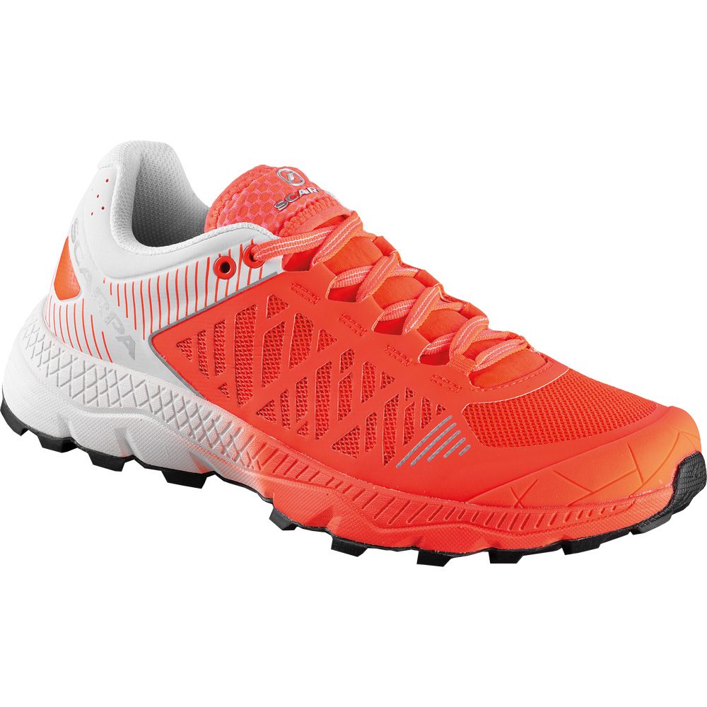 Scarpa Spin Ultra Trailrunningschuhe Damen bright red white