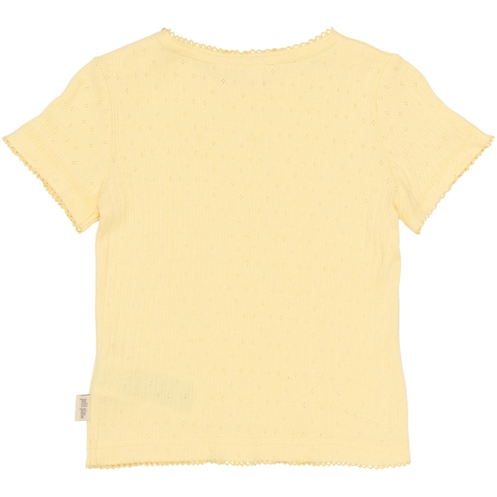 Køb Petit Piao Mellow Yellow Ppsuze S_S Pointelle Tee