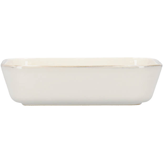 Blokker Ovenschaal Parros - 21x17x5 cm - Crème
