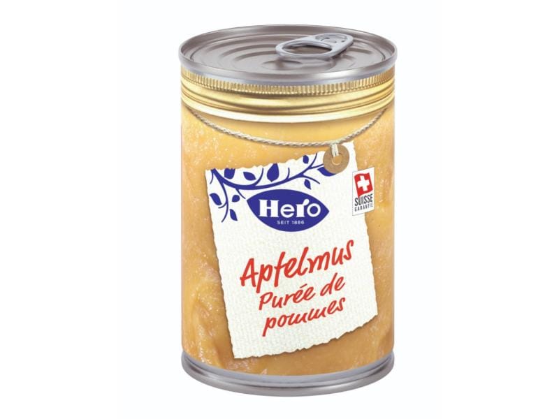 Hero Dose Apfelmus 430 g Mus aus reifen und süssen Schweizer Äpfeln