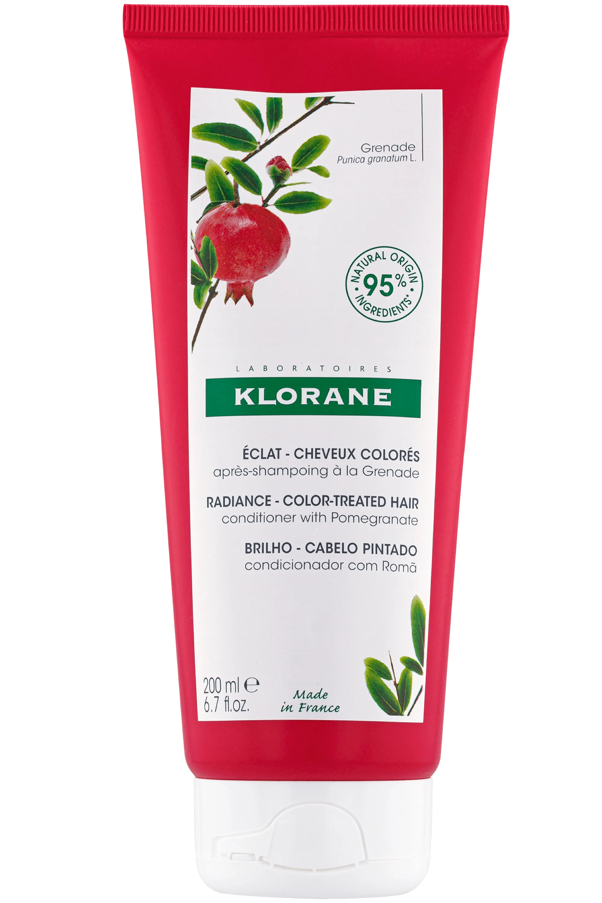 Klorane Après-shampoing éclat à la grenade-200 ml
