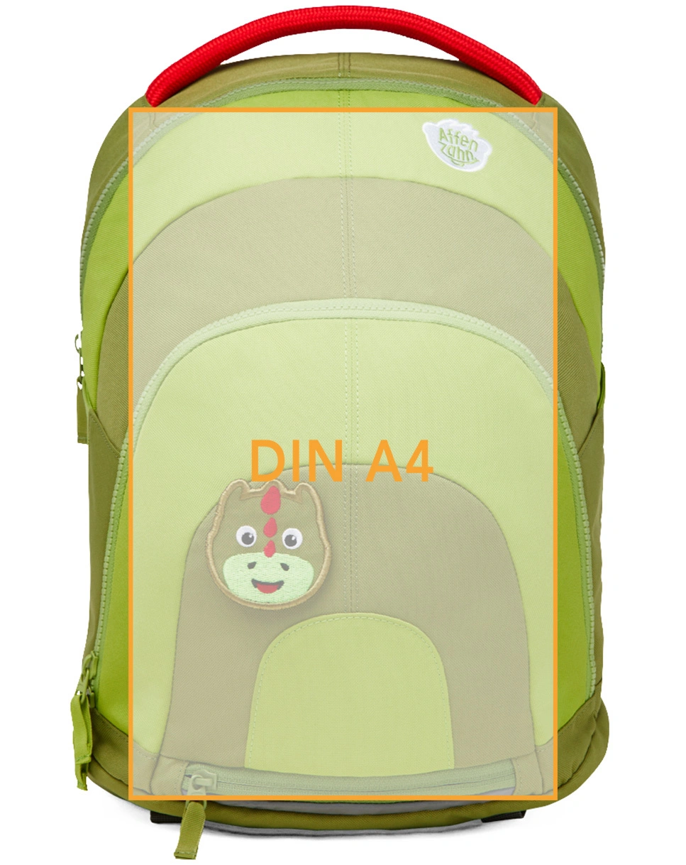 Kinderrucksack DAYDREAMER - DRACHE (36x26x13) in grün