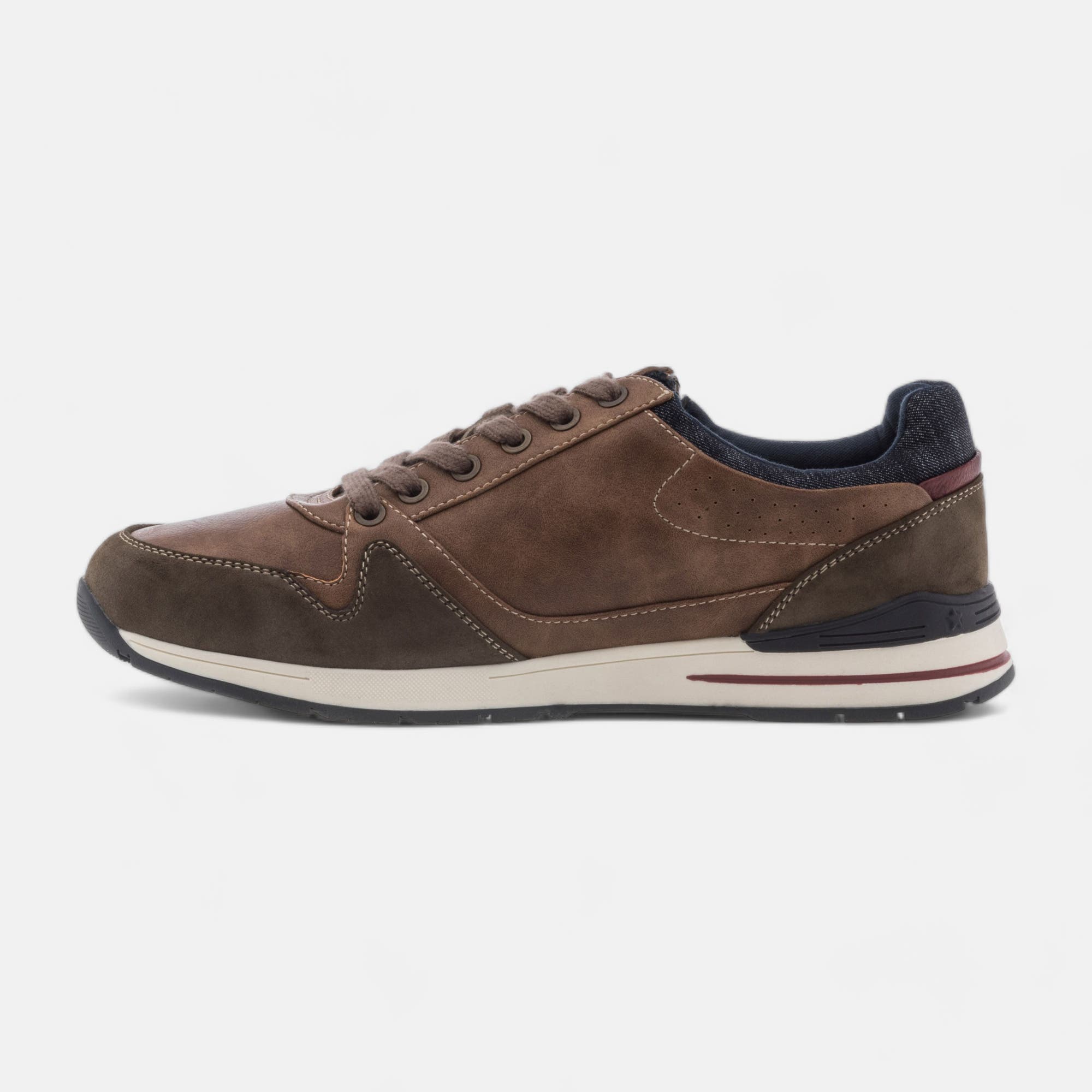 Baskets basses Homme cognac