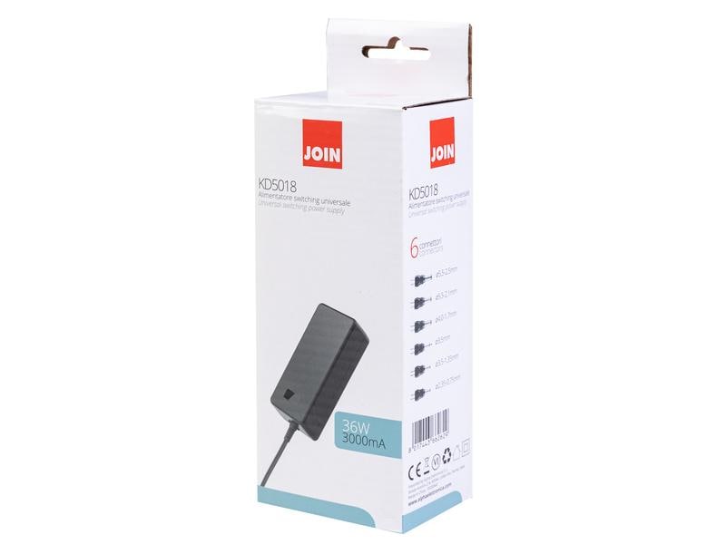 Alpha Elettronica Tischnetzgerät 36 W, 5 - 24 V DC, 3 A uni 36 W Universalnetzteil mit variabler Spannung