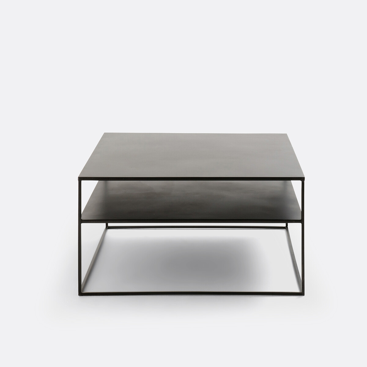 LA REDOUTE INTERIEURS<br>Mesa de centro quadrada em aço, Miva