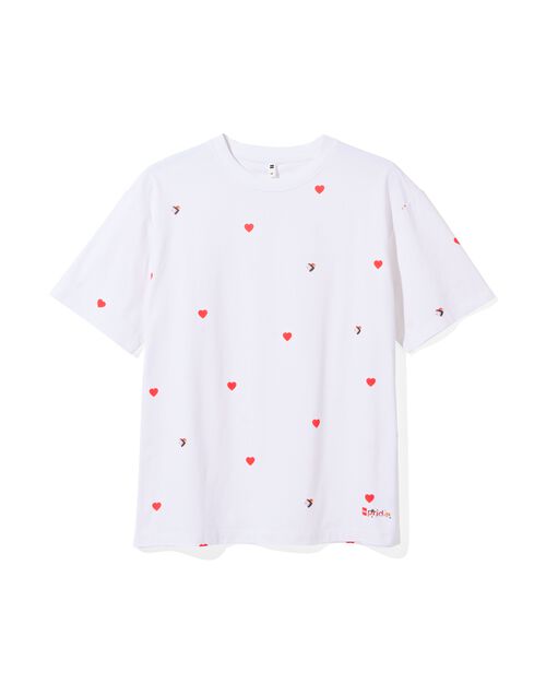 t-shide pride pour adultes blanc