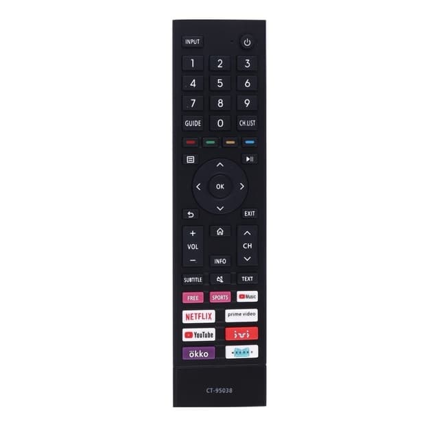 TV fjernbetjening Erstatning for CT-95038 Til TOSHIBA TV