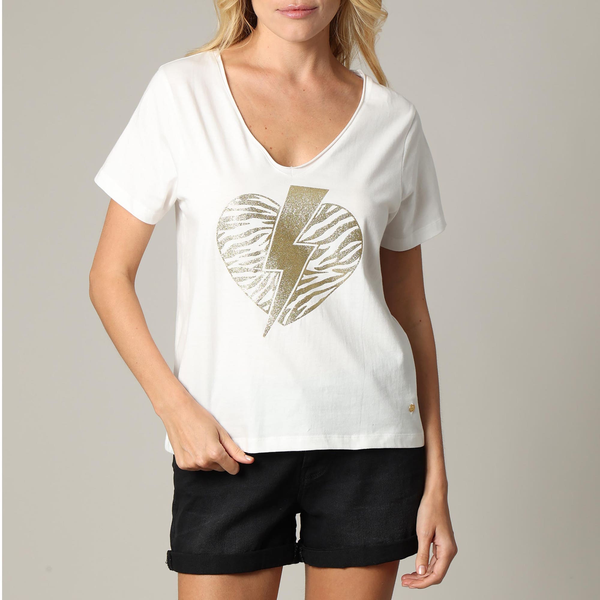 T-shirt Femme blanc