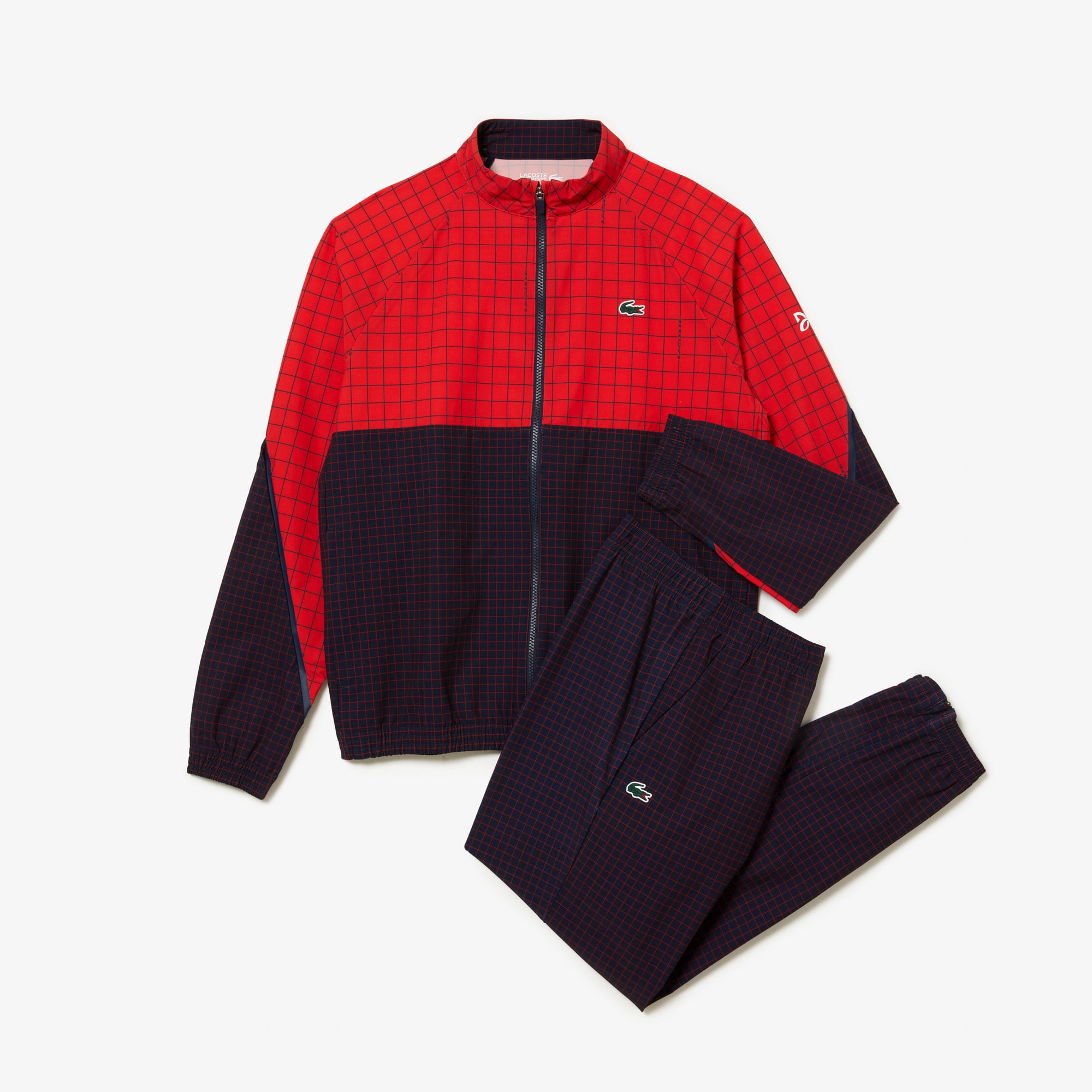 Herren LACOSTE TENNIS x Novak Djokovic Jogger-Set Trainingsanzug-Sets - Rot - Lacoste - Herren