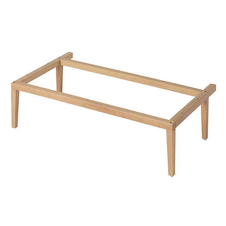 Pieds en chêne pour meuble sous-vasque GoodHome Avela 80 cm