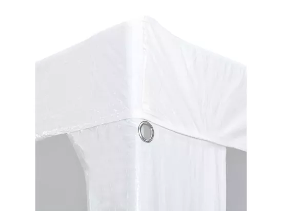Tente de réception 3x12 m PE Blanc