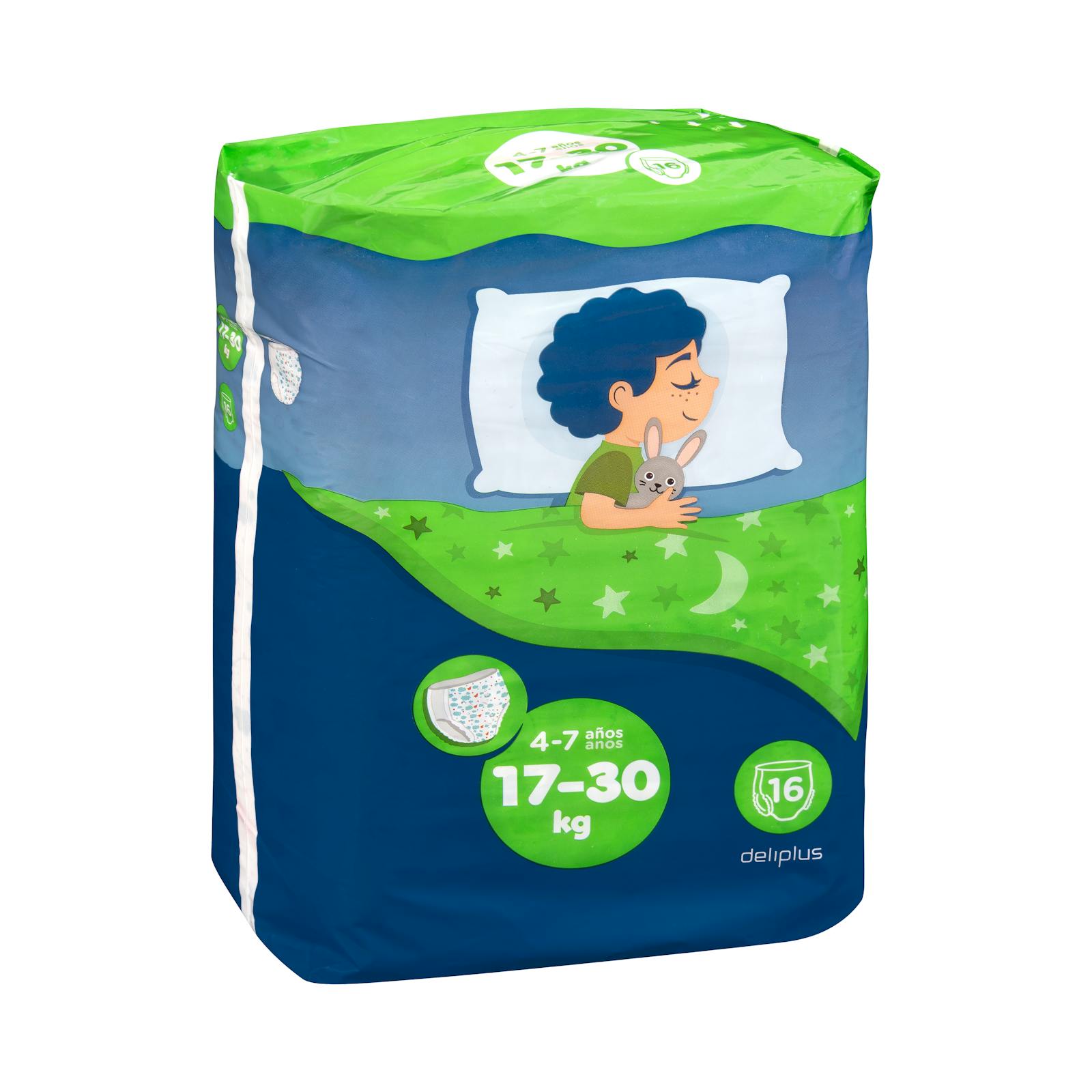 Couche-culotte Deliplus Junior Night pour enfants de 17 à 30 kg