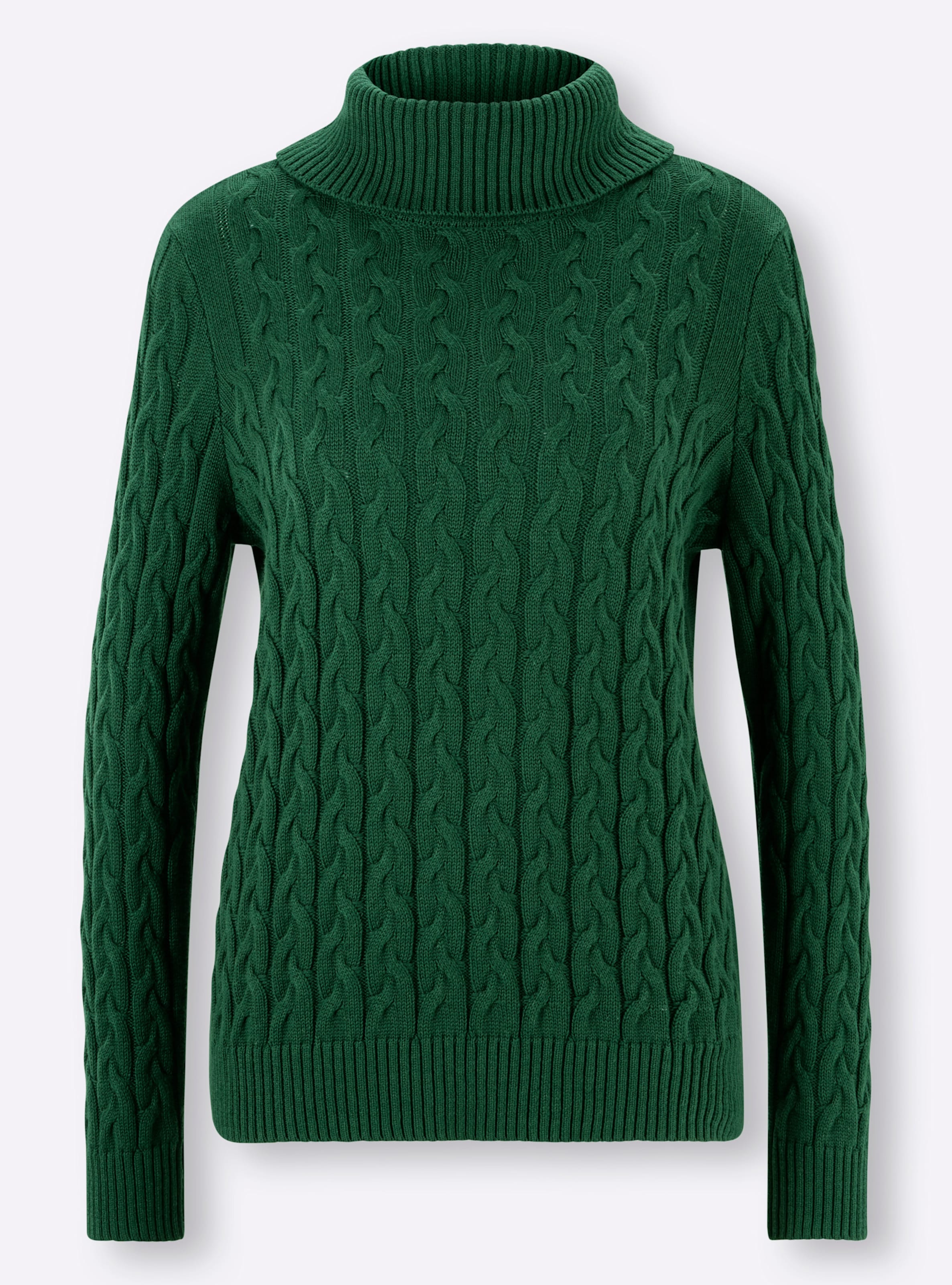 heine Rollkragen-Pullover in moos