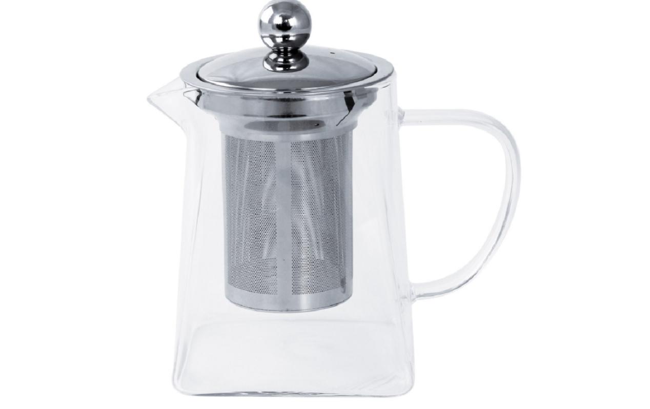 Teekanne Rooibos 0.8 l, TransparentTeekanne mit abnehmbarem Sieb