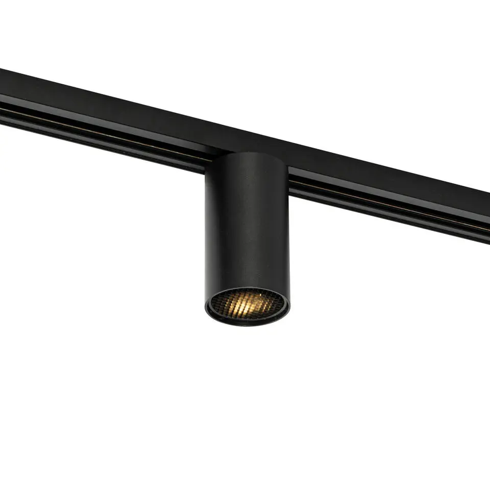 Qazqa opbouwspots iconic zwart gu10