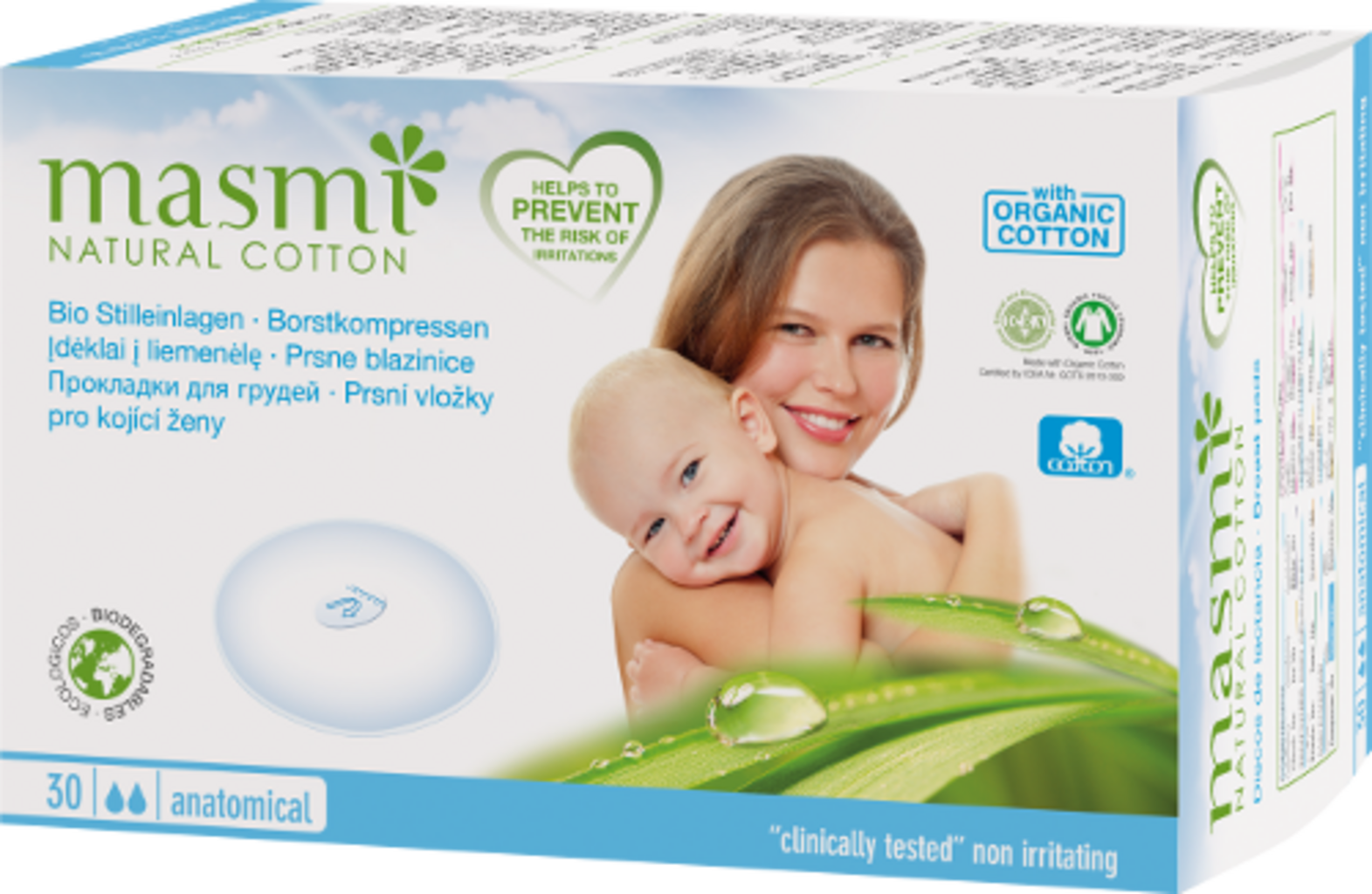 masmi  Bio Stilleinlagen, 30 Stk