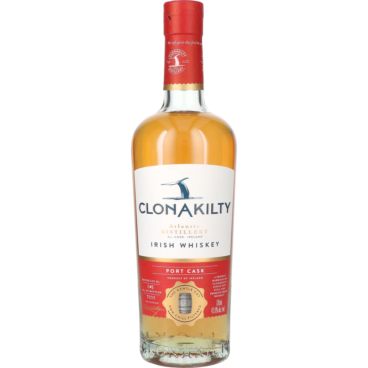 Clonakilty Port Cask Finish 70 cl