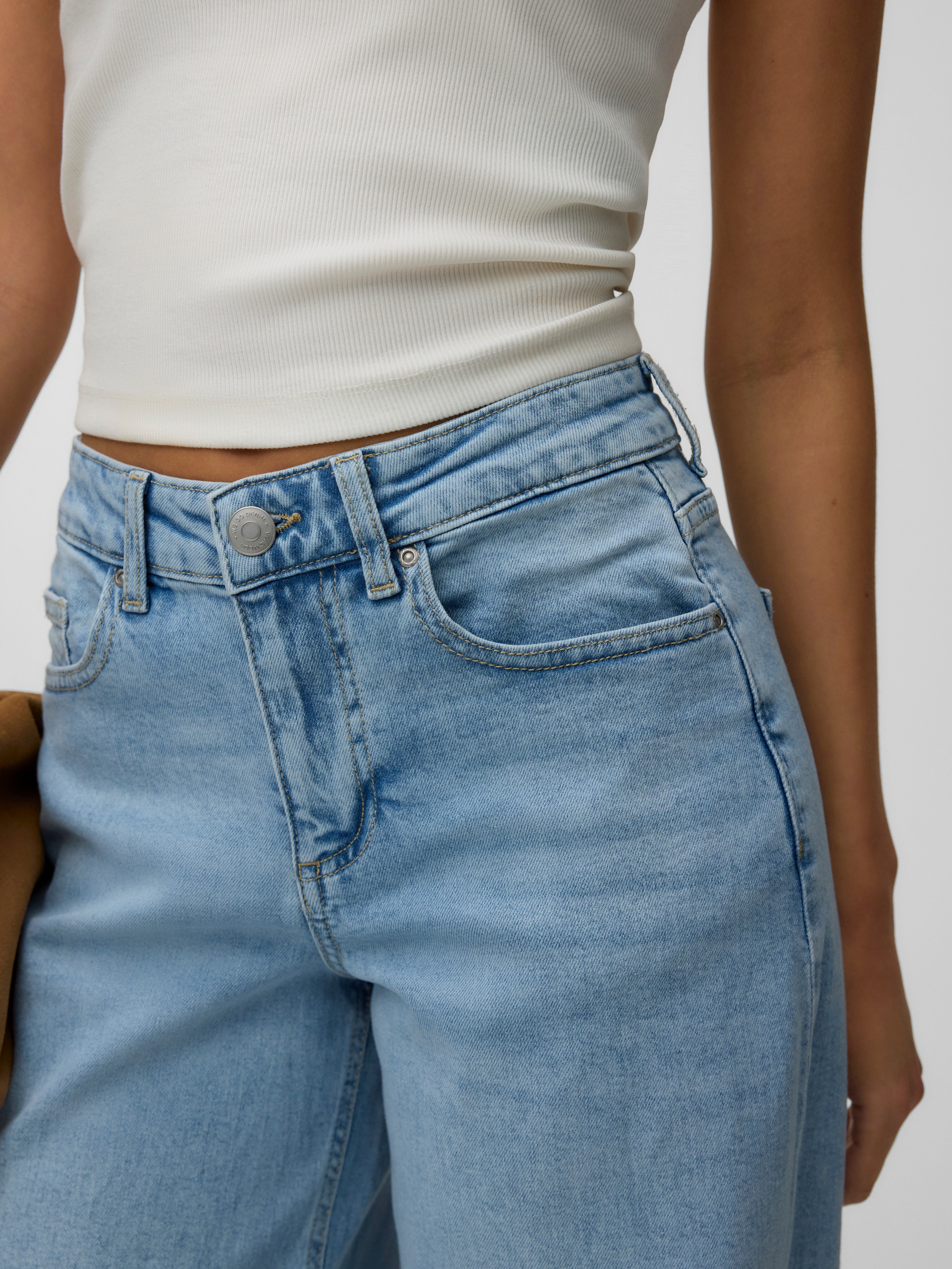 VMSANDIE-STRETCH Mid rise Wide fit Jeans