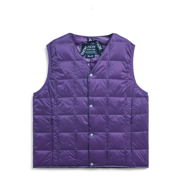 Taion Veste Matelassée Sans Manches | Violet