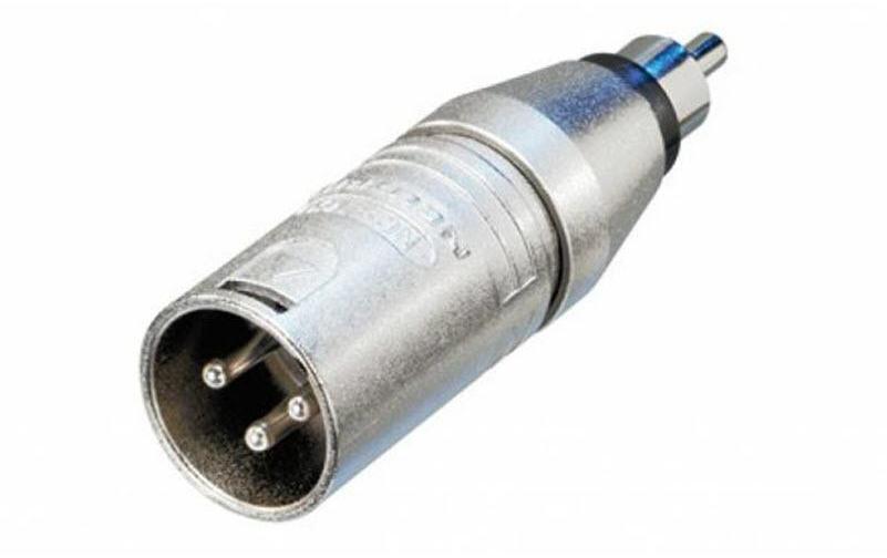 Audio-Adapter NA2 MpxMM XLR 3 Pole, male - CinchAdapter