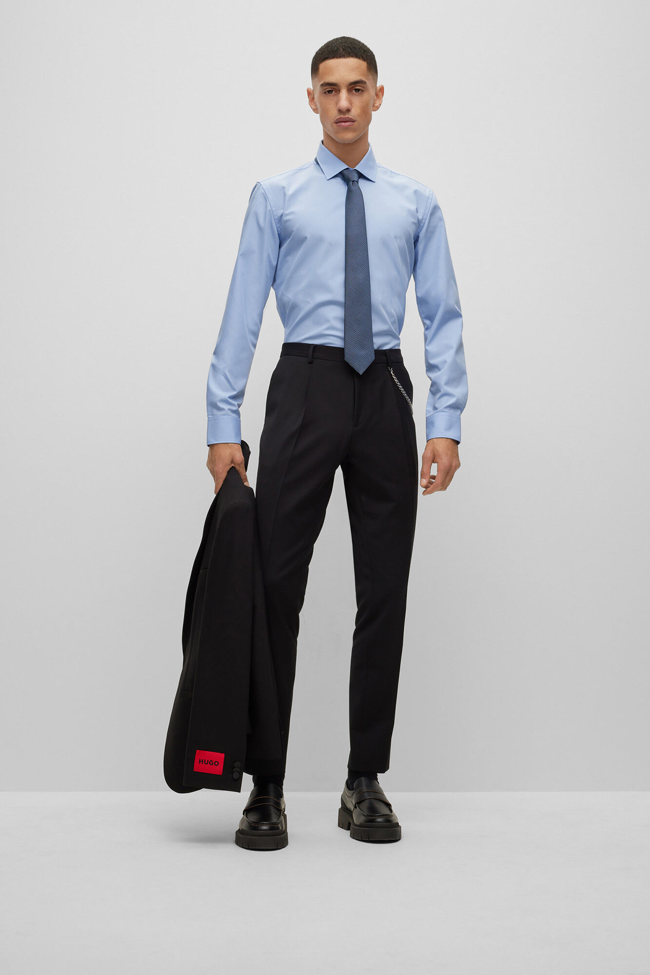 Camisa social - azul índigo