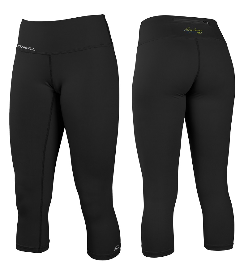 O'Neill WMS Skins Surf Capri BLK / BLK