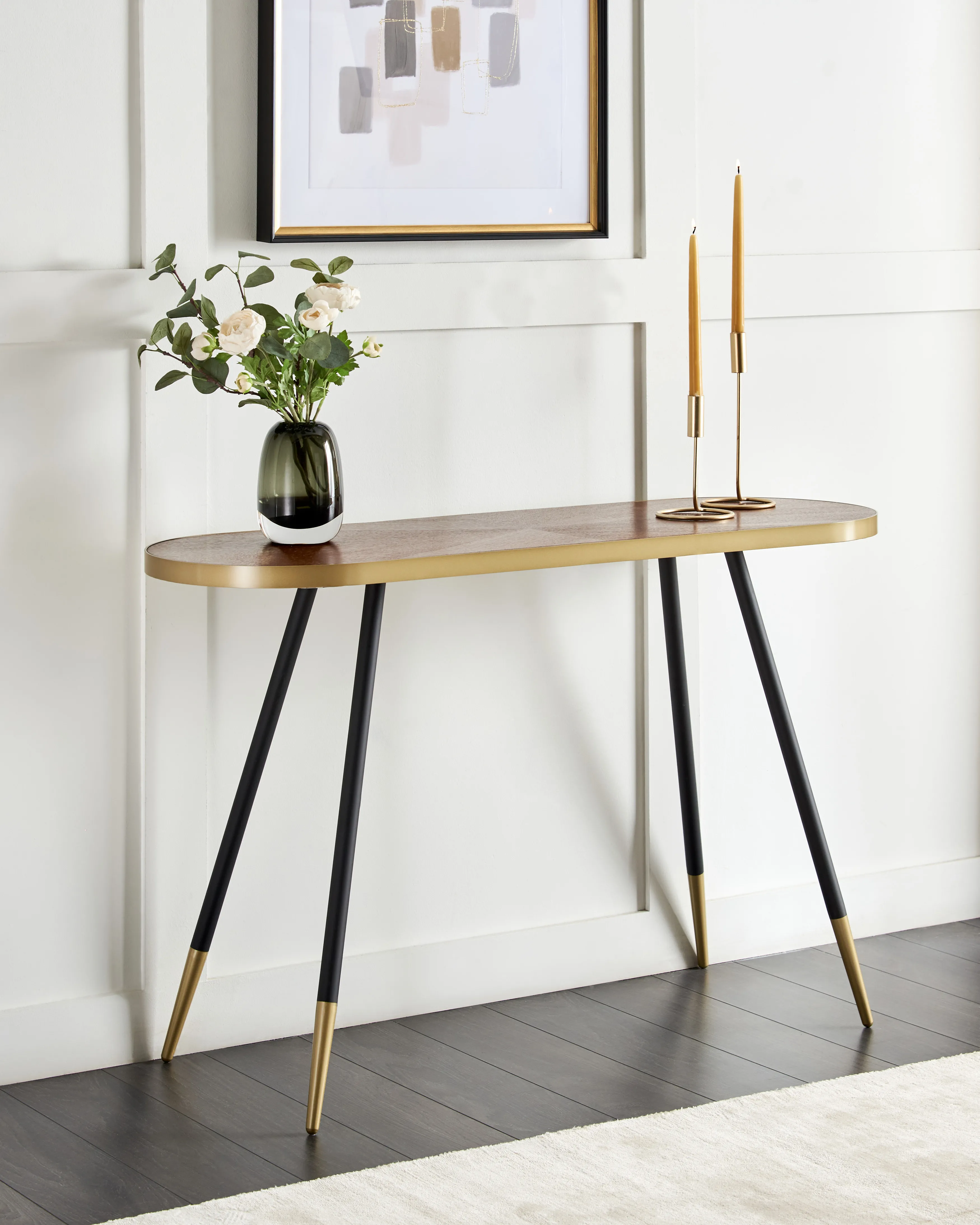 Sidetable RAMONA Donker essenhout