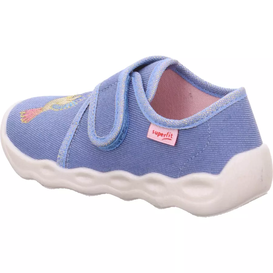 superfit Hausschuh Bubble blau (mittel)