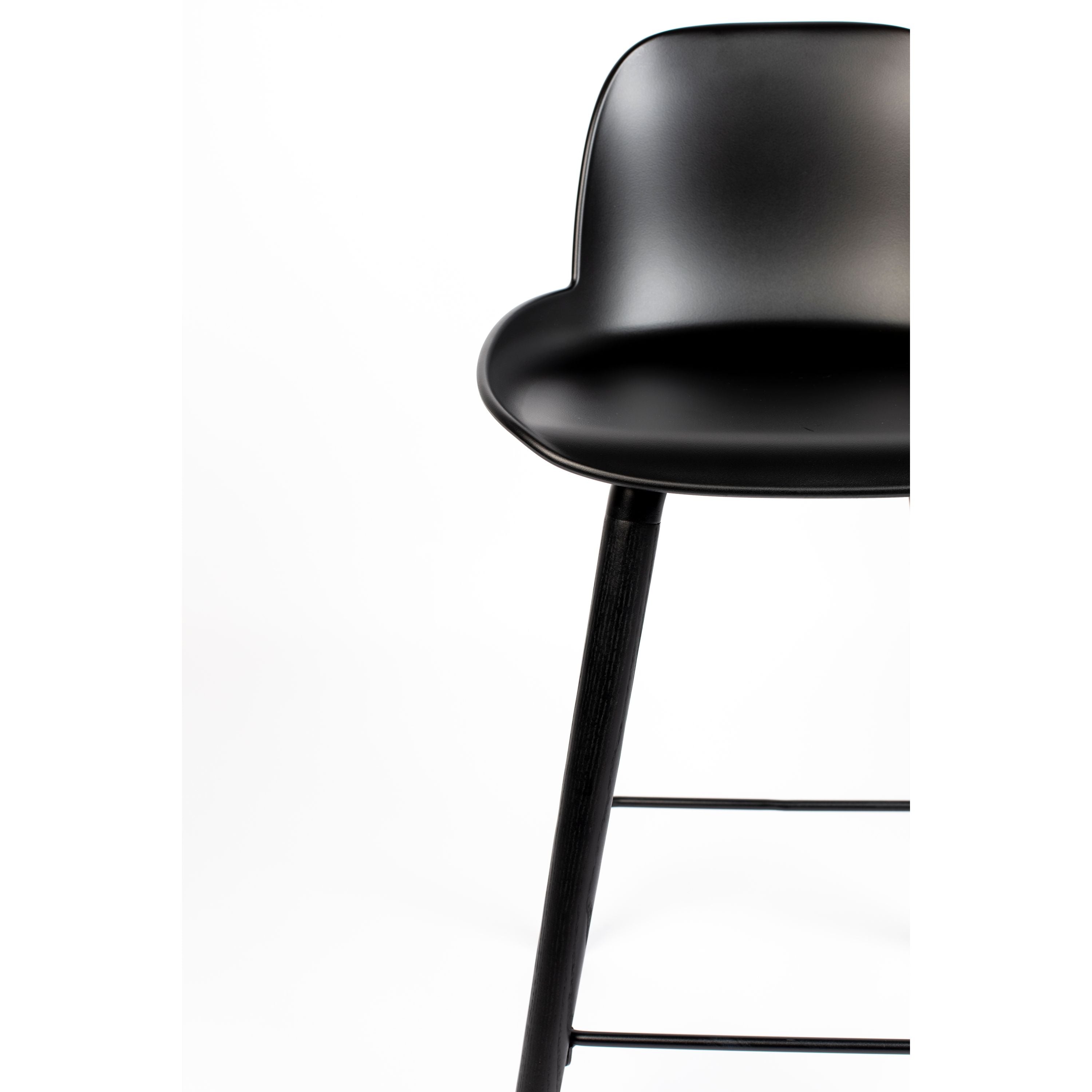 Zuiver Albert Kuip Barkrukken 75 cm Zwart - Set van 2