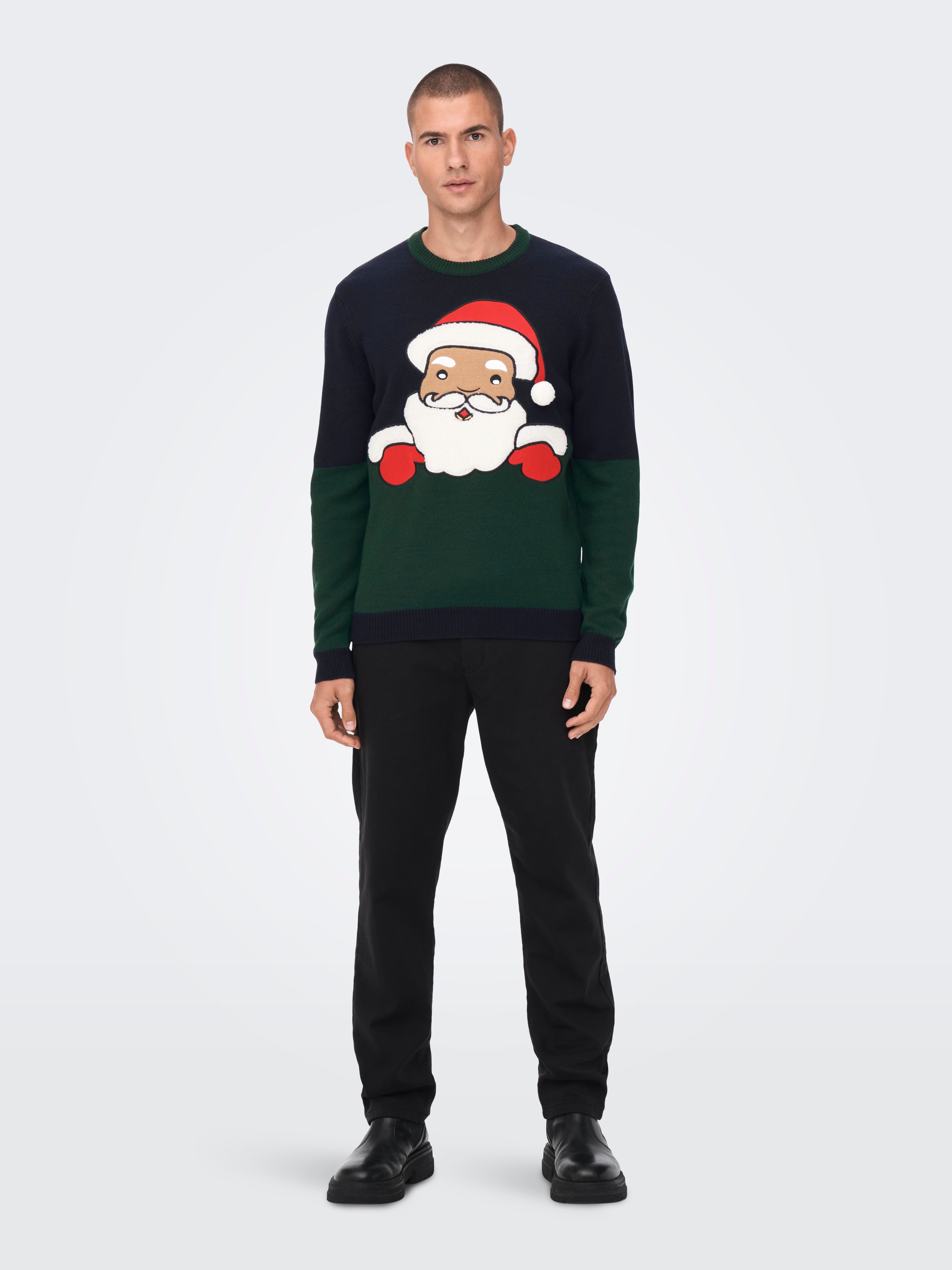 ONSXMAS Pullover Dark Navy