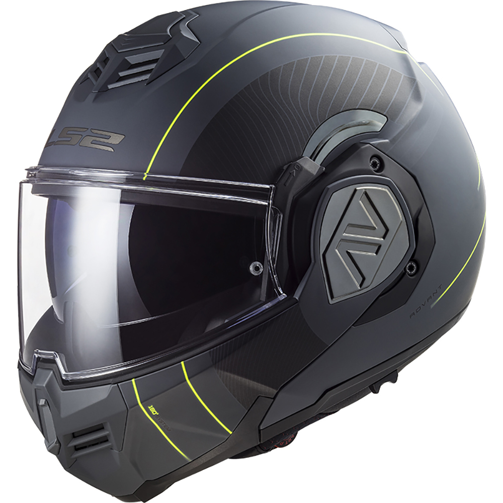 LS2 - Casque FF906 Advant Cooper Titanium mat / Noir Mat
