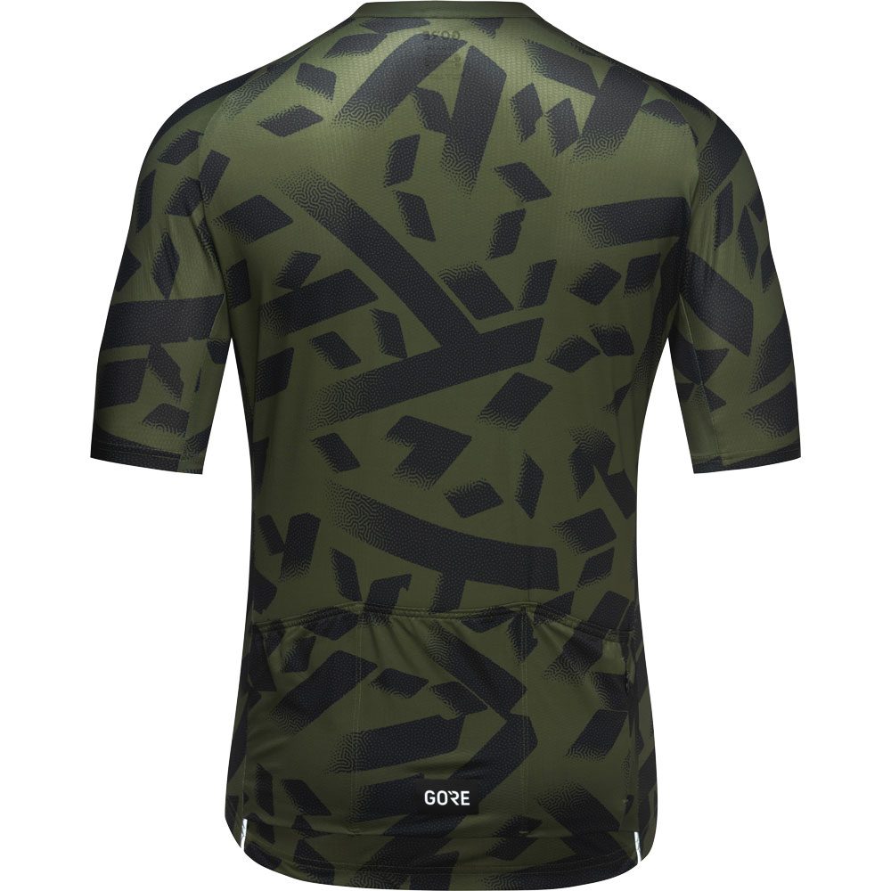 GOREWEAR Spirit Signal Camo Radtrikot Herren utility green black