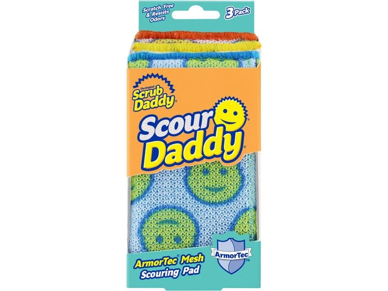 Scrub Daddy Scour Daddy Putzlappen 3er Pack Scheuerschwämme mit Armor Tec