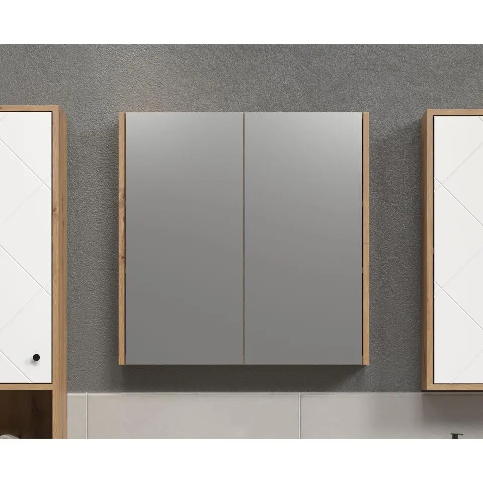 Hioshop Touch spiegelkast eik decor
