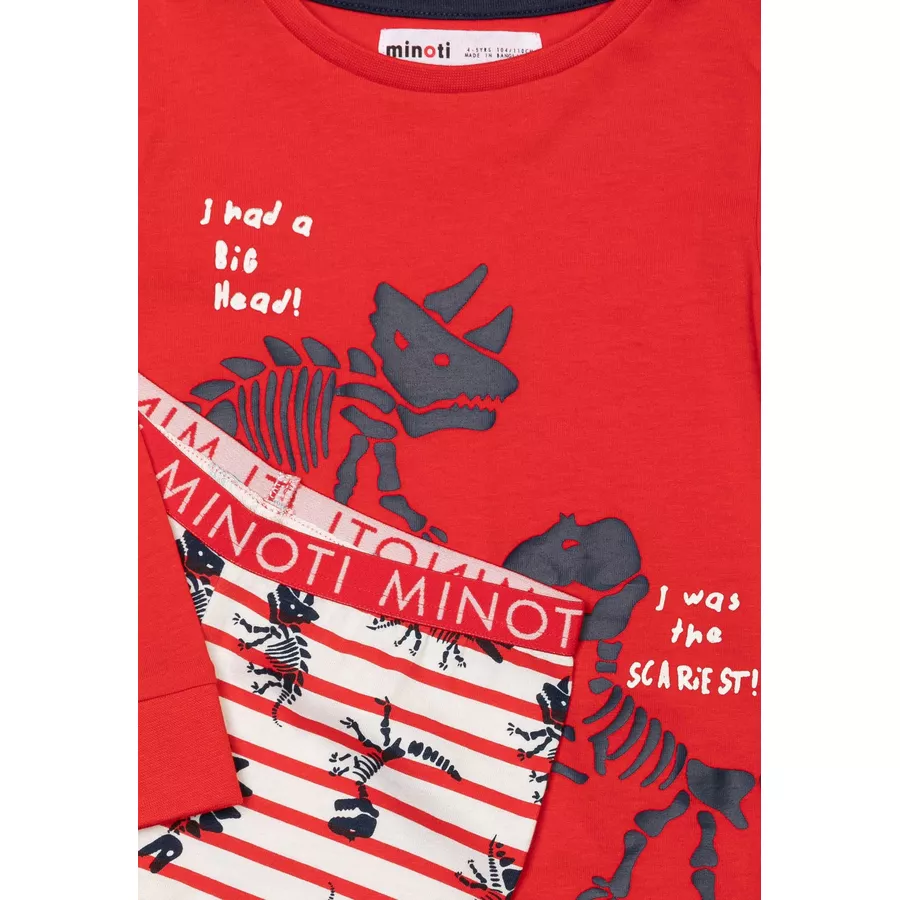 MINOTI Schlafanzug Rot